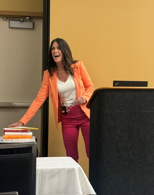 Susan speakig event - Mental Fitness at Work